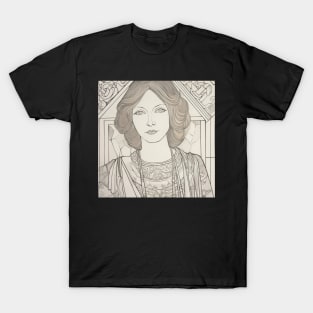 Greta Garbo drawing T-Shirt